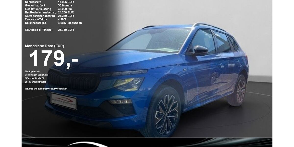 Skoda Kamiq 2.614 km 26.270 &euro; Gaggenau 76571