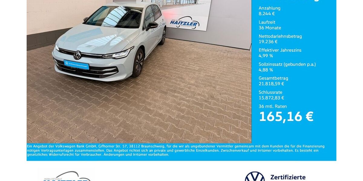 VW Golf 9.100 km 27.480 &euro; Gernsbach 76593