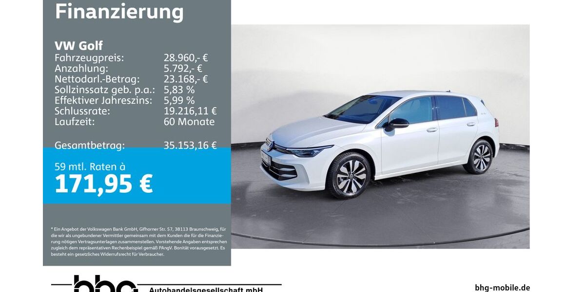 VW Golf 11.778 km 28.960 &euro; Ettlingen 76275
