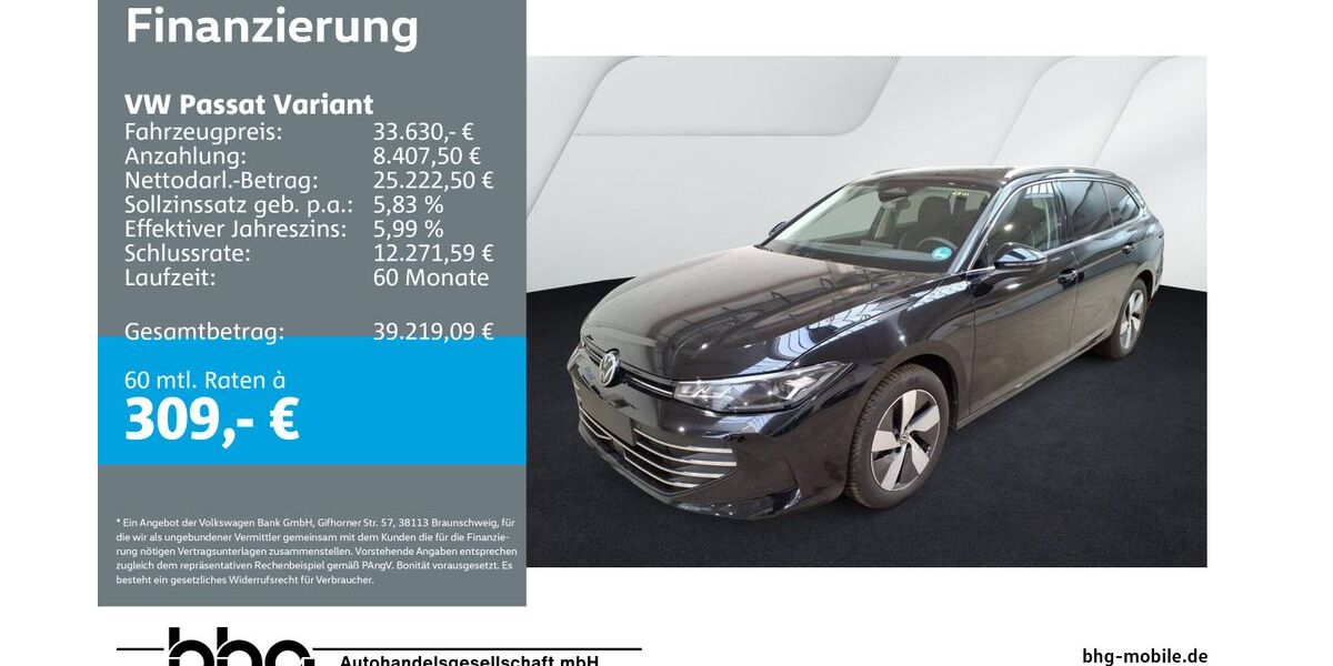 VW Passat Variant 13.921 km 33.630 &euro; Durmersheim 76448