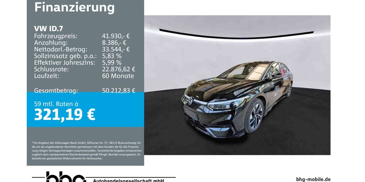 VW ID.7 24.063 km 41.930 &euro; Bühl 77815