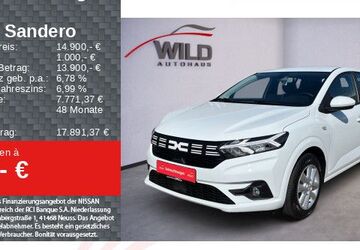 Dacia Sandero 11.850 km 14.900 &euro; Bühl 77815