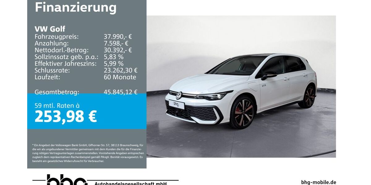 VW Golf 9.157 km 37.990 &euro; Ettlingen 76275