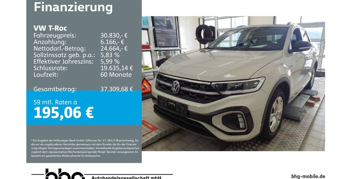 VW T-Roc 6.710 km 30.830 &euro; Ettlingen 76275