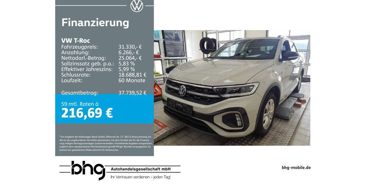 VW T-Roc 18.787 km 29.960 &euro; Bühl 77815