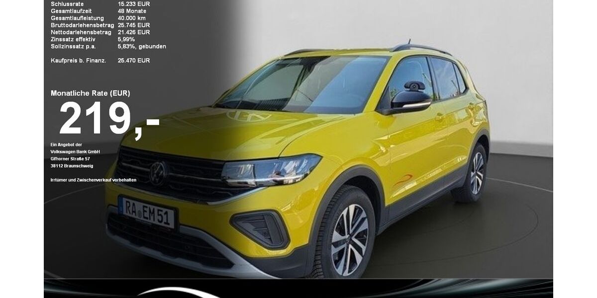 VW T-Cross 6.000 km 25.470 &euro; Baden-Baden 76530