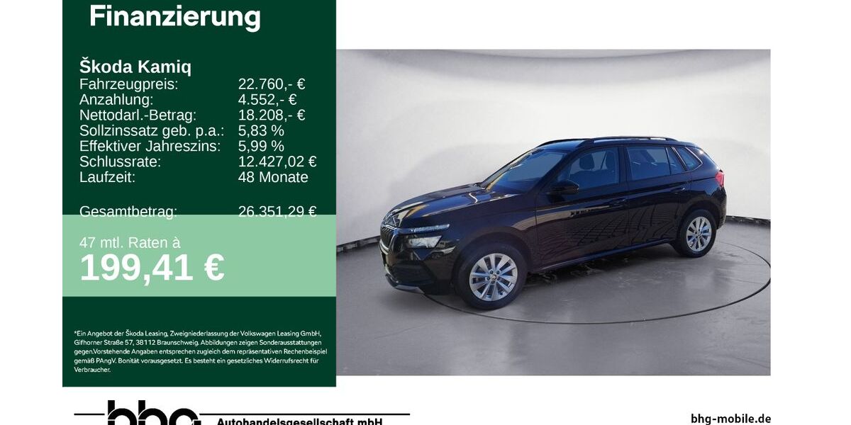 Skoda Kamiq 68.608 km 21.290 &euro; Ettlingen 76275