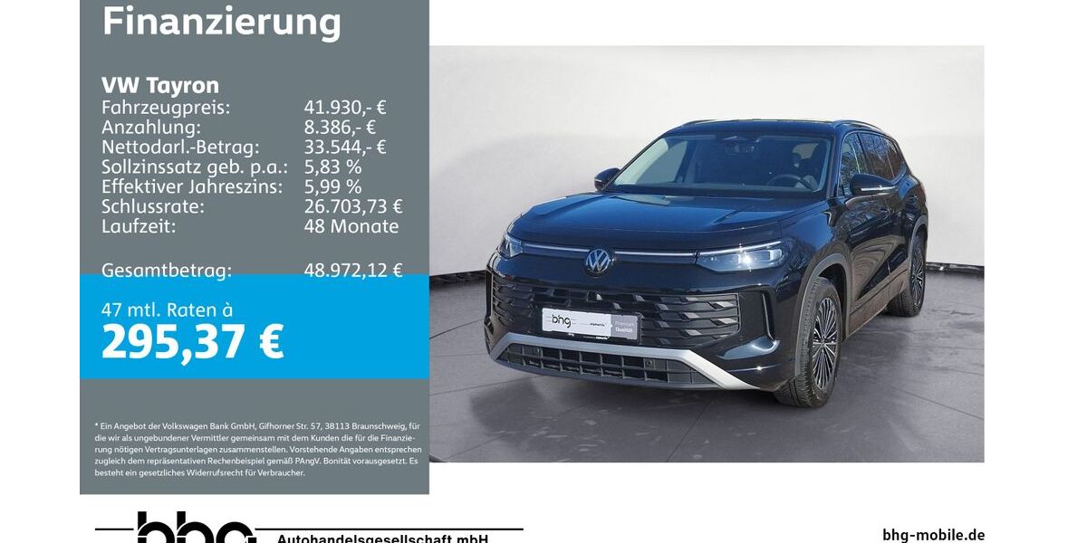VW Tayron 9.760 km 39.460 &euro; Bühl 77815