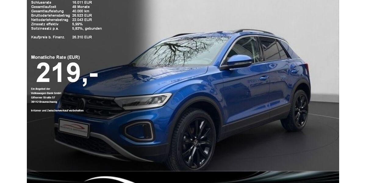 VW T-Roc 39.649 km 26.310 &euro; Baden-Baden 76530