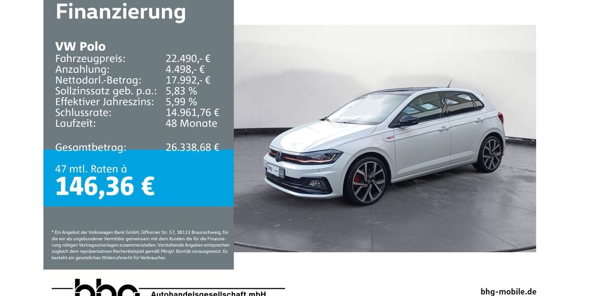 VW Polo 41.500 km 21.890 &euro; Durmersheim 76448