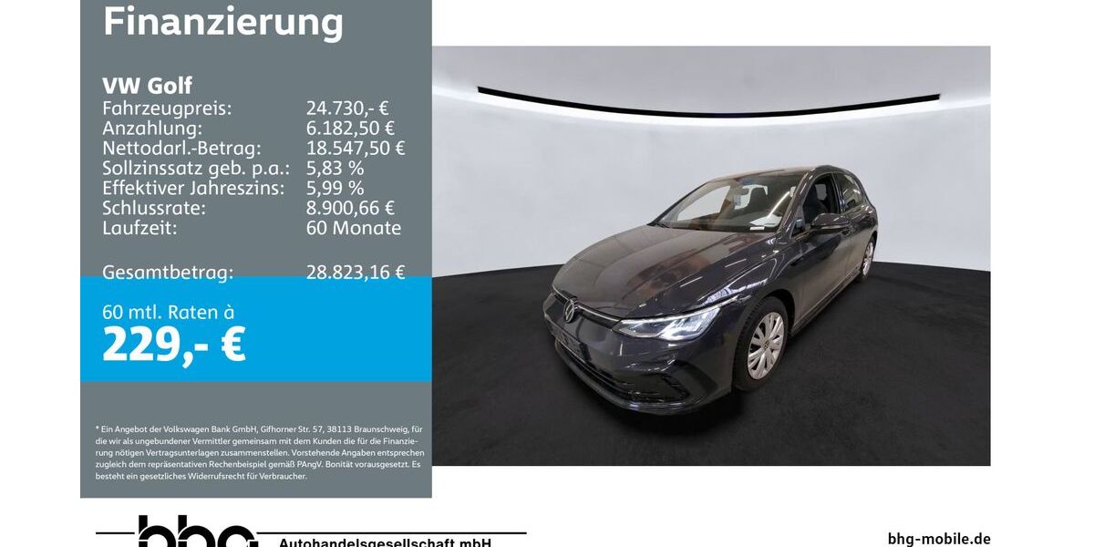 VW Golf 34.677 km 24.730 &euro; Ettlingen 76275