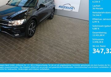 VW Tiguan 63.500 km 20.780 &euro; Gernsbach 76593