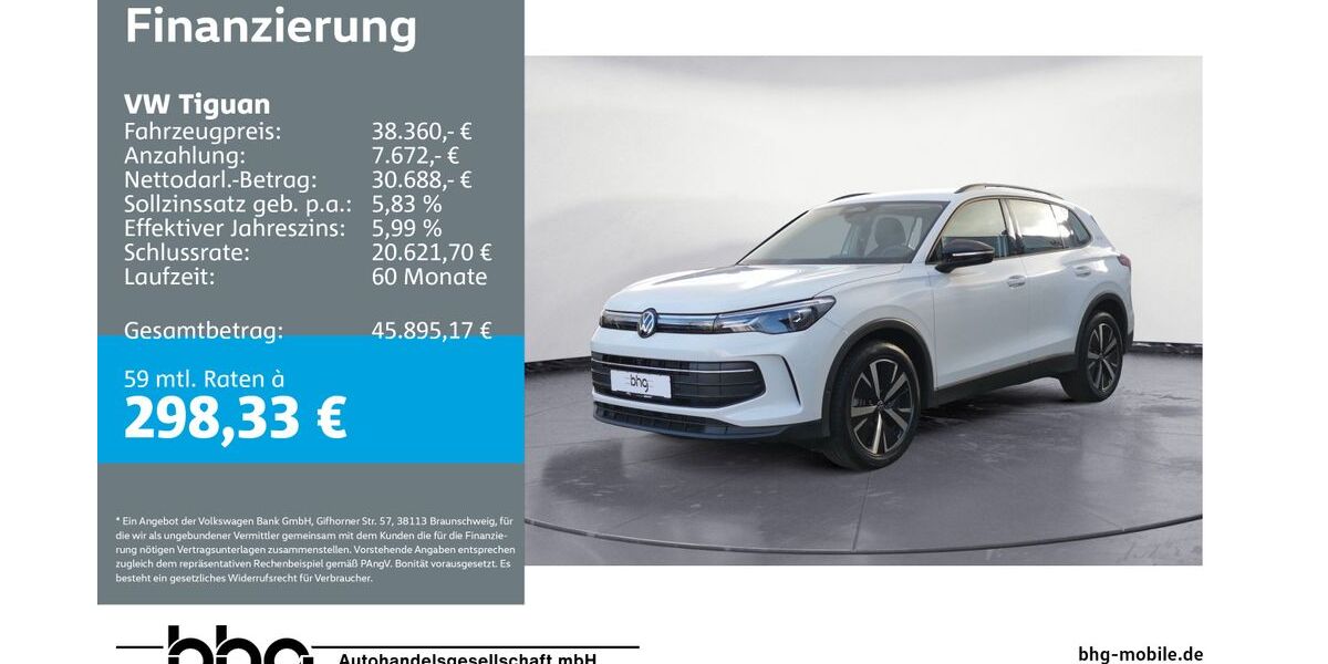 VW Tiguan 8.604 km 36.960 &euro; Bühl 77815