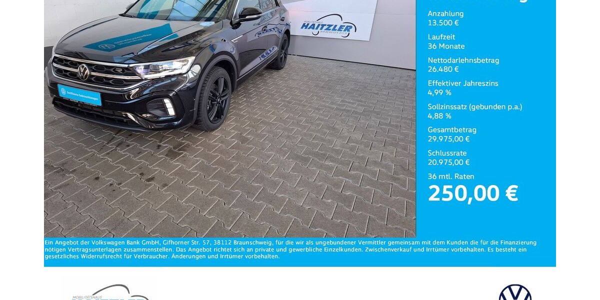 VW T-Roc 8.500 km 39.980 &euro; Gernsbach 76593