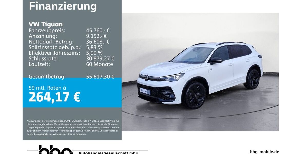 VW Tiguan 21.518 km 45.760 &euro; Durmersheim 76448