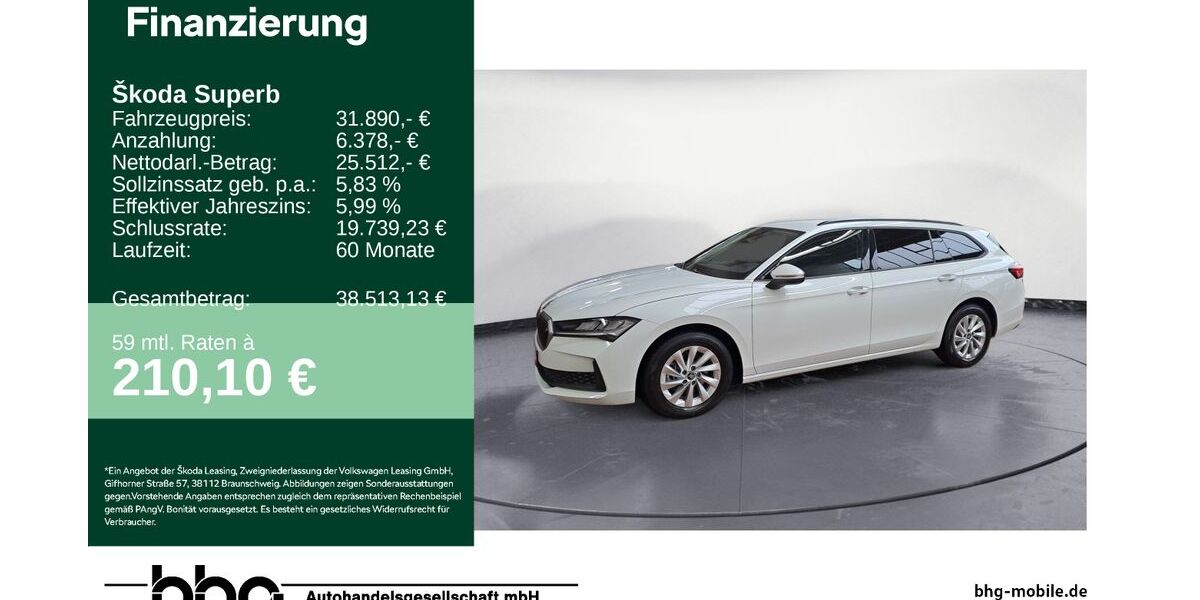 Skoda Superb 29.217 km 31.390 &euro; Ettlingen 76275