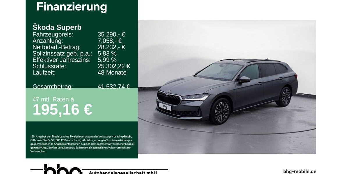 Skoda Superb 27.344 km 34.850 &euro; Durmersheim 76448