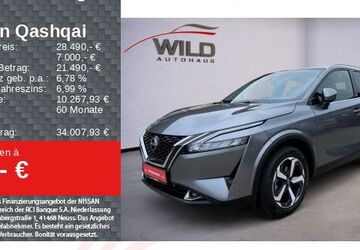 Nissan Qashqai 10.531 km 28.490 &euro; Bühl 77815