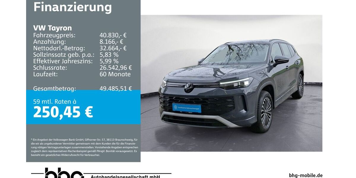 VW Tayron 25.726 km 39.860 &euro; Bühl 77815