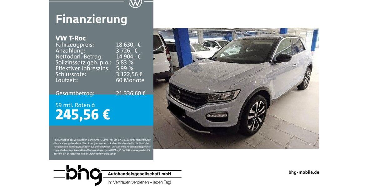 VW T-Roc 81.046 km 18.630 &euro; Bühl 77815