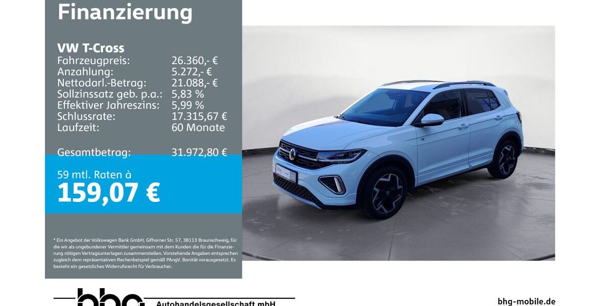 VW T-Cross 25.412 km 26.360 &euro; Durmersheim 76448